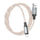 Кабель Hoco U112 USB-A – Lightning (1 м · 12W · 2.4A) (Gray)