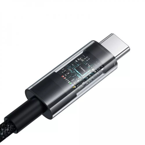 Кабель Baseus Gem Fast-Charging Data Cable Type-C – Type-C (2 м · 100W · 5A) (P10373000111) (Black)