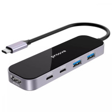 USB-хаб Proove Shadow (2xUSB 3.0 · Type-C · PD 100W · HDMI) (Dark Gray)
