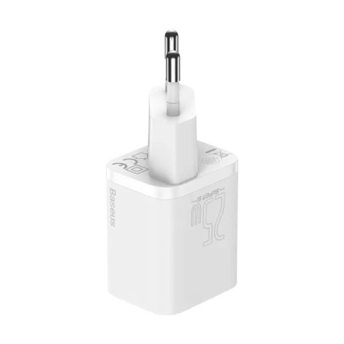 Сетевое зарядное устройство Baseus Super SI USB-C (25W · 3A) с кабелем Type-C – Type-C (TZCCSUP-L02) (White)