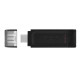 Флешка Kingston DT 70 64GB USB 3.2 (Black)