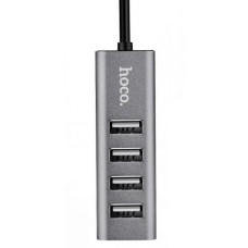 USB-хаб Hoco HB1 (4xUSB-A · 0.8 м) (Tarnish)