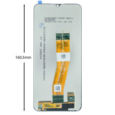 Дисплей для Samsung A025 Galaxy A02s (2021) (160,5 x 72 мм) з тачскріном (Black) (Original PRC)