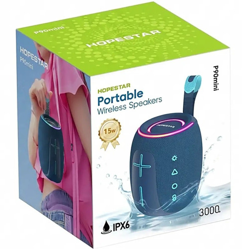 Bluetooth колонка Hopestar P90 mini 15W (Blue)