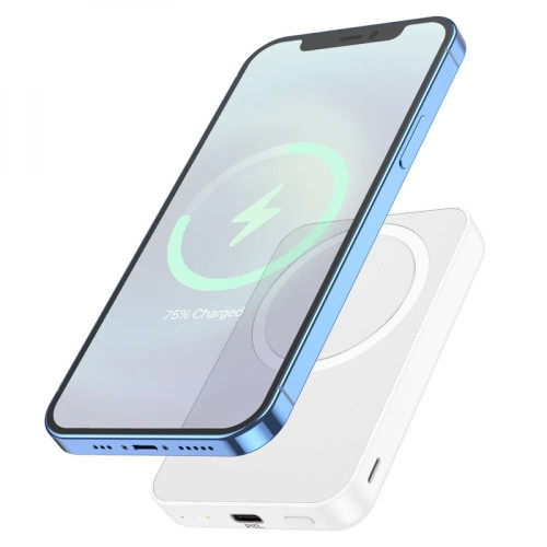 Повербанк Hoco J109 Magnetic PD20W Easy Wireless Fast Charging (5000 mAh) (White)