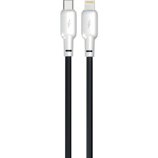 Кабель Gelius Full Silicon Type-C to Lightning 20W 1.2м (GP-UCN001CL) black white