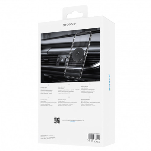 Автодержатель Proove Heavy Metal Air Outlet Car Mount (Black)