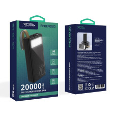 Повербанк Ridea RP-D20L Phoenix20 10W (20000 mAh) (Black)