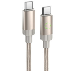 Кабель Hoco X117 Star Type-C – Type-C (1 м · 60W · 3A) (Gold)