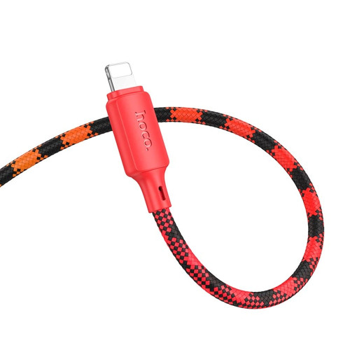 Кабель Hoco X116 Meridian USB-A – Lightning (1 м · 12W · 2.4A) (Red)
