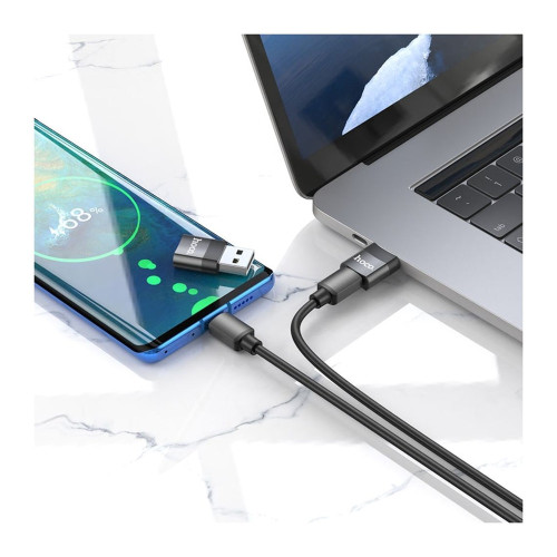 Переходник Hoco UA17 USB-A – Type-C (Black)