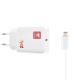 Сетевое зарядное устройство FLYCDI FA-013 USB-C (20W · 3A) с кабелем Type-C – Lightning (White)