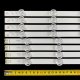 Пряма підсвітка для телевізора LG 39″ POLA2.0 HC390DUN (A+B, 8 планок по 341/436 мм, 4/5 LED, лінза 19 мм, 3 В)