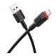 Кабель Borofone BX110 USB-A – Micro-USB (1 м · 12W · 2.4A) (Black)