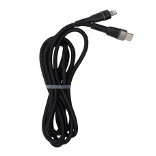 Кабель Live Lead Type-C – Lightning (1 м · 27W · 3A) (Black)