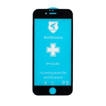 Защитная пленка Polycarbone для Apple iPhone 6 (Full Glue) (3D) (Black)