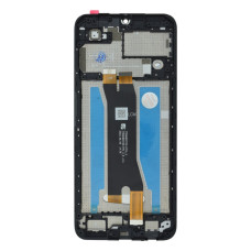 Дисплей для ZTE Blade A55 с тачскрином в рамке (Black) (Original PRC)