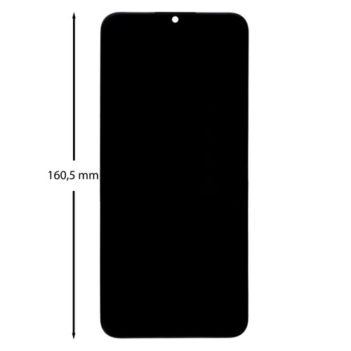 Дисплей для Samsung A037 Galaxy A03s (2021) (160,5 x 72 мм) з тачскріном в рамці (Black) (Original)