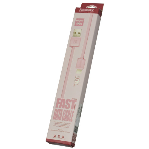 Кабель Remax RC-008i USB-A – Lightning (1 м · 10.5W · 2.1A) (Pink)