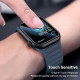 Защитное стекло с рамкой BEISOKY для Apple Watch SE 3 (44mm) (Black)
