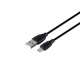 Автомобильное зарядное устройство Borofone BZ14 2xUSB-A (12W · 2.4A) с кабелем USB-A – Micro-USB (Black)