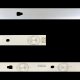 Пряма підсвітка для телевізора Telefunken 24″ 30323607206 (2 планки по 457 мм, 7 LED, лінза 15,5 мм, 3 В)