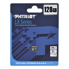 Карта пам'яті Patriot LX Series microSDXC 128GB Class 10 UHS-I
