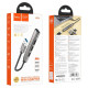 USB-хаб Hoco HB26 4в1 USB-A (USB 3.0 · 3xUSB 2.0 · 0.13 м) (Gray)