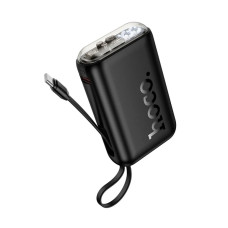 Повербанк Hoco J157 PD20W+22.5W з кабелем Type-C (10000 mAh) (Black)
