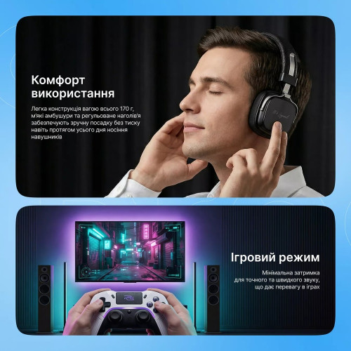 Навушники bluetooth Proove 70s Legend cream white