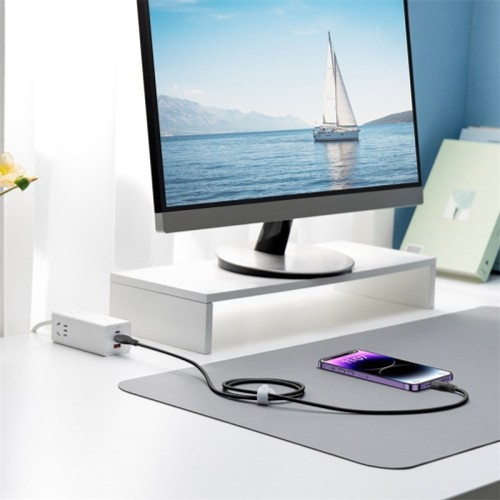 Кабель Baseus Pudding Series Type-C – Lightning (2 м · 20W) (Black)
