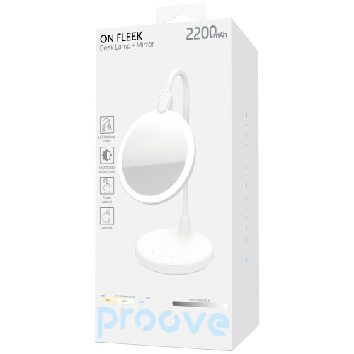 Настільна лампа Proove On Fleek з акумулятором 2200 mAh (White)