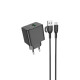 Сетевое зарядное устройство Borofone BAS12A USB-A (18W · 3A) с кабелем USB-A – Micro-USB (Black)