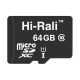 Карта пам'яті Hi-Rali microSDXC 64GB Class 10 UHS-I