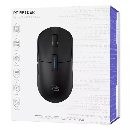 Мишка бездротова ігрова Proove Gaming RC Raider 8K (Black)