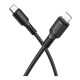 Кабель Borofone BX116 Type-C – Lightning (1 м · 27W · 3A) (Black)