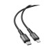 Кабель Acefast C1-01 Type-C – Lightning (1.2 м · 30W · 3A) (Black)