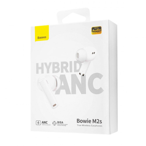 Наушники Bluetooth Baseus Bowie M2S TWS (White)
