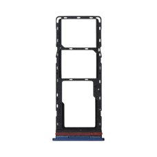 Держатель SIM-карты и карты памяти для Tecno Spark 8C (2×SIM, карта памяти) (Blue)