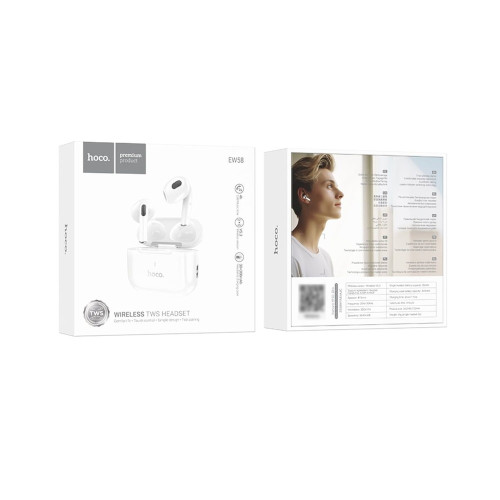 Наушники Bluetooth Hoco EW58 TWS (White)