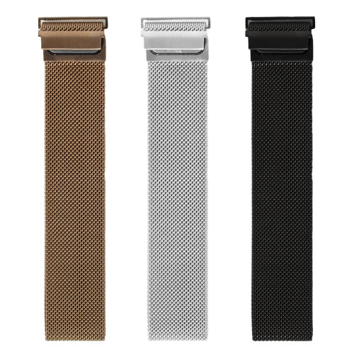 Ремешок универсальный 22 мм Milanese Loop Design для Amazfit, Samsung, Huawei (Black)