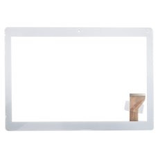 Сенсорне скло для Pixus Vision (універсальне №425) (Розмір 164x237 мм) 50 pin (White) (Отвір під камеру по центру) (version 05)