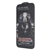 Защитное стекло WEADDU Diamond для Apple iPhone 16 Pro (4D) (Black)