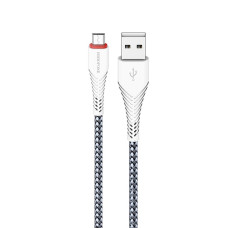 Кабель Borofone BX25 Powerful USB-A – Micro-USB (1 м · 12W · 2.4A) (White)