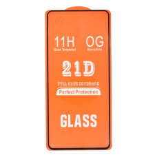 Захисне скло в тех упаковці для Oppo F19s (Full Glue) (0.3 мм, 2.5D) (Black)