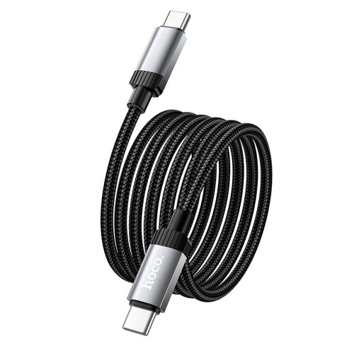 Кабель Hoco X117 Star Type-C – Type-C (1 м · 60W · 3A) (Black)