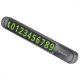 Автотабличка з номером телефону Proove Metal Lock (Dark Gray)