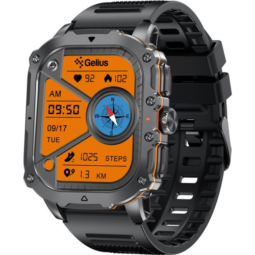 Смарт-часы Gelius Amazwatch Tactical Heavy GP-SW016 (Black)