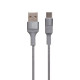 Кабель Borofone BX21 USB-A – Micro-USB (1 м · 12W · 2.4A) (Gray)