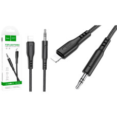 Аудіокабель AUX Hoco UPA18 Lightning – 3.5 мм (1 м) (Black)